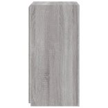 szürke sonoma színű fali TV-szekrény LED-ekkel 30,5x35x70 cm