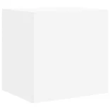 fehér falra szerelhető TV-szekrény LED-lámpákkal 40,5x35x40 cm