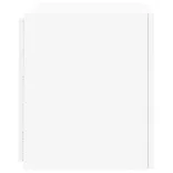 fehér falra szerelhető TV-szekrény LED-lámpákkal 40,5x35x40 cm