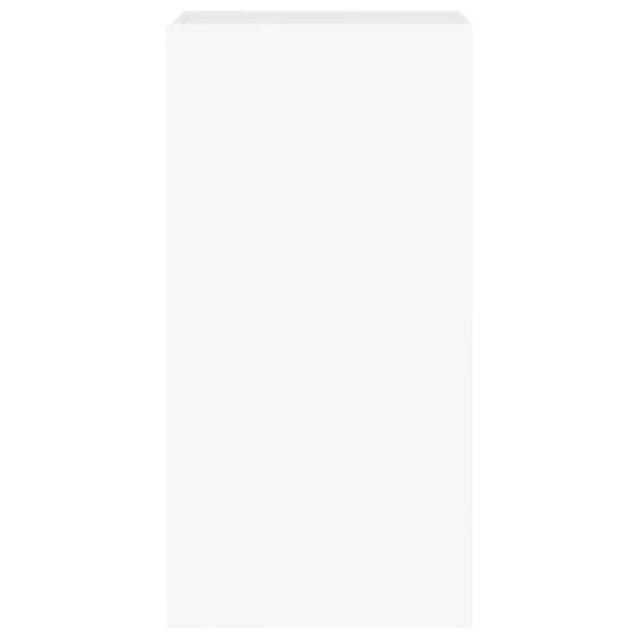 fehér falra szerelhető TV-szekrény LED-lámpákkal 40,5x35x80 cm