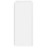 fehér falra szerelhető TV-szekrény LED-lámpákkal 40,5x35x80 cm