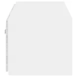 fehér falra szerelhető TV-szekrény LED-lámpákkal 80x35x31 cm