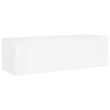 fehér fali TV-szekrény LED-világítással 100 x 35 x 31 cm