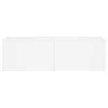 fehér fali TV-szekrény LED-világítással 100 x 35 x 31 cm