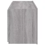 2 db szürke sonoma fali TV-szekrény LED-ekkel 60x35x41 cm