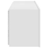 fehér falra szerelhető TV-szekrény LED-lámpákkal 100x35x41 cm
