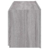 szürke sonoma színű fali TV-szekrény LED-ekkel 100 x 35 x 41 cm
