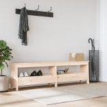 tömör fenyőfa előszobai pad 160 x 28 x 45 cm