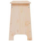 tömör fenyőfa előszobai pad 160 x 28 x 45 cm