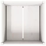 fehér tömör fenyő virágláda 70x70x70 cm