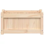 tömör fenyőfa virágláda 60x31x31 cm
