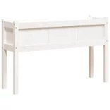 fehér tömör fenyő kerti virágláda 110 x 31 x 70 cm