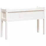 fehér tömör fenyő kerti virágláda 110 x 31 x 70 cm