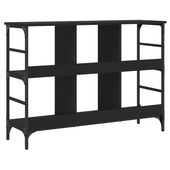 fekete szerelt fa tálalószekrény 102 x 32 x 73,5 cm
