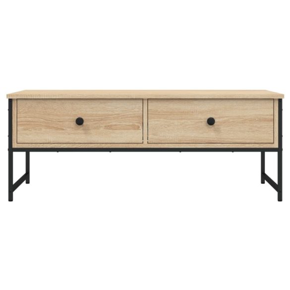 sonoma tölgy színű tölgyszínű szerelt fa dohányzóasztal