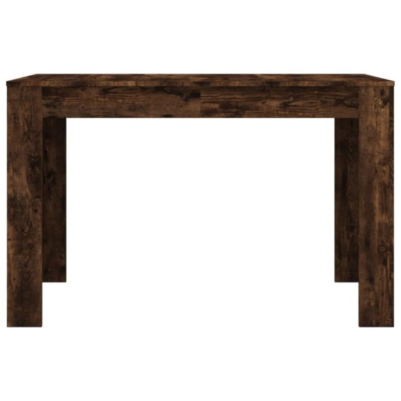 füstös tölgy színű szerelt fa étkezőasztal 120 x 60 x 76 cm