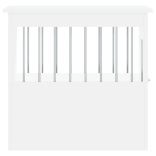 fehér szerelt fa kutyaketrec 45 x 62 x 59 cm