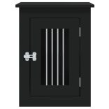 fekete szerelt fa szerelt fa 45 x 62 x 59 cm