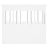 fehér szerelt fa kutyaketrec 55 x 80 x 68 cm