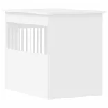 fehér szerelt fa kutyaketrec 55 x 80 x 68 cm