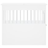 fehér szerelt fa kutyaketrec 64,5 x 80 x 71 cm