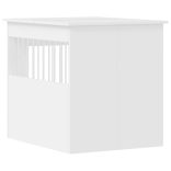 fehér szerelt fa kutyaketrec 64,5 x 80 x 71 cm