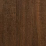 barna tölgy színű fejtámlás ágykeret matrac nélkül 90 x 200 cm