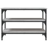 szürke sonoma színű szerelt fa cipőpolc 70 x 38,5 x 49 cm