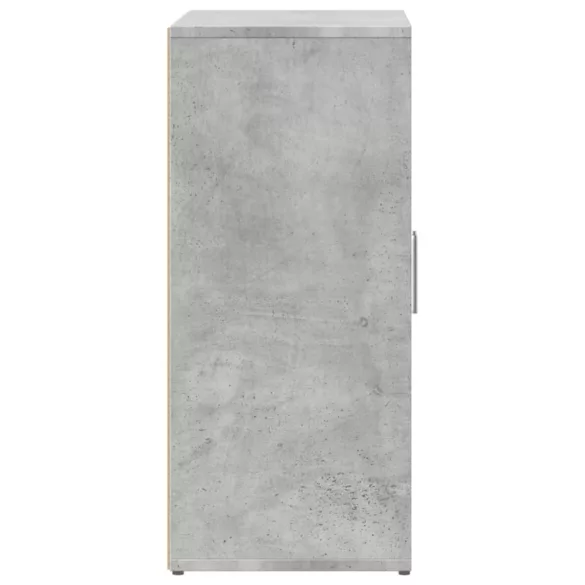 betonszürke szerelt fa tálalószekrény 60 x 31 x 70 cm