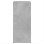 betonszürke szerelt fa tálalószekrény 60 x 31 x 70 cm