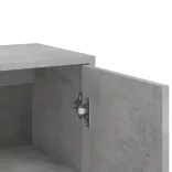 betonszürke szerelt fa tálalószekrény 60 x 31 x 84 cm