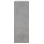 betonszürke szerelt fa tálalószekrény 60 x 31 x 84 cm