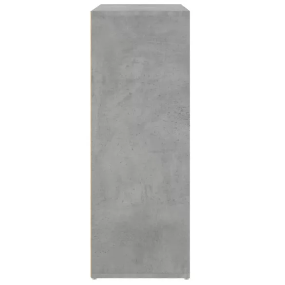 betonszürke szerelt fa tálalószekrény 60 x 31 x 84 cm