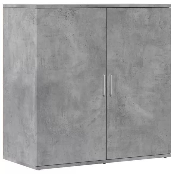 betonszürke szerelt fa tálalószekrény 79 x 38 x 80 cm
