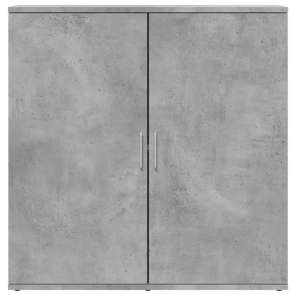 betonszürke szerelt fa tálalószekrény 79 x 38 x 80 cm