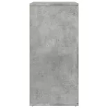 betonszürke szerelt fa tálalószekrény 79 x 38 x 80 cm