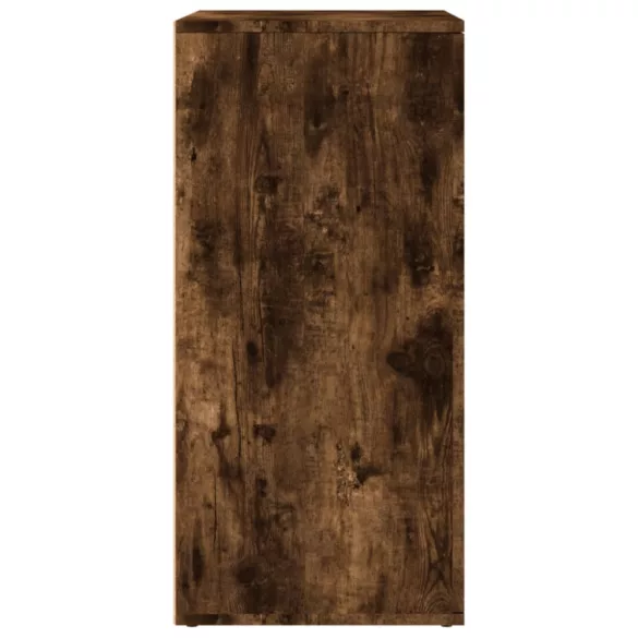 füstös tölgy színű szerelt fa tálalószekrény 79 x 38 x 80 cm
