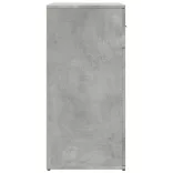 betonszürke szerelt fa tálalószekrény 79 x 38 x 80 cm