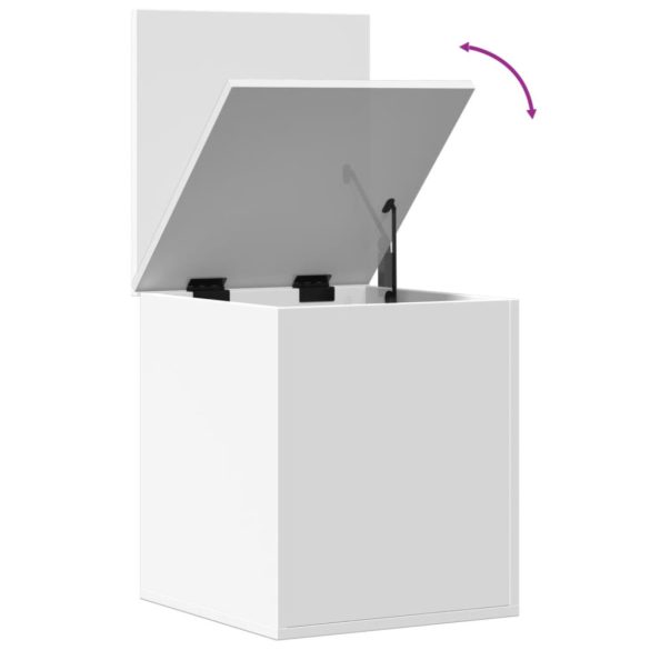 fehér szerelt fa tárolóláda 40 x 42 x 46 cm