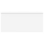 fehér szerelt fa tárolóláda 100x42x46 cm