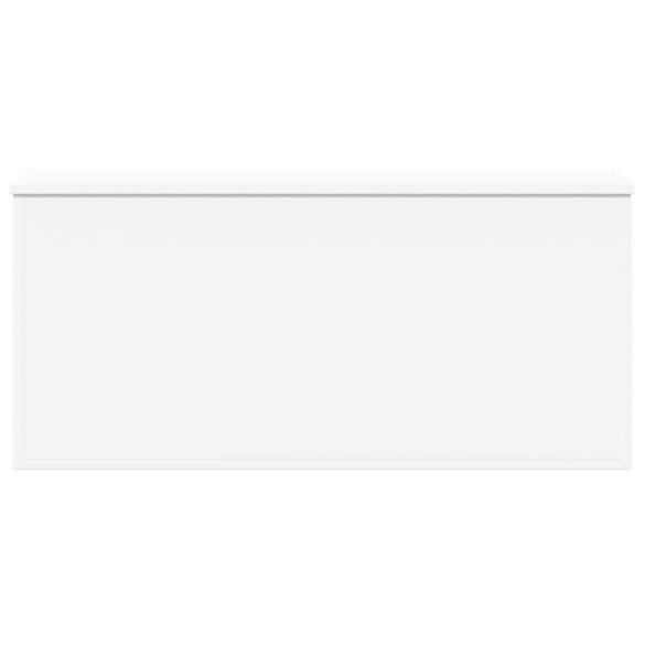 fehér szerelt fa tárolóláda 100x42x46 cm