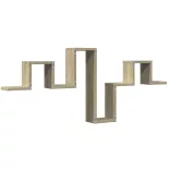 sonoma tölgy színű szerelt fa fali polc 104,5 x 10 x 43 cm