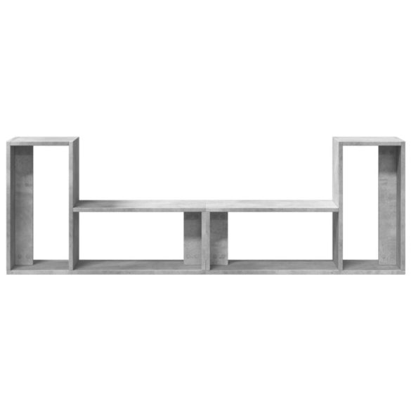 2 db betonszürke szerelt fa TV-szekrény 75 x 30 x 50 cm