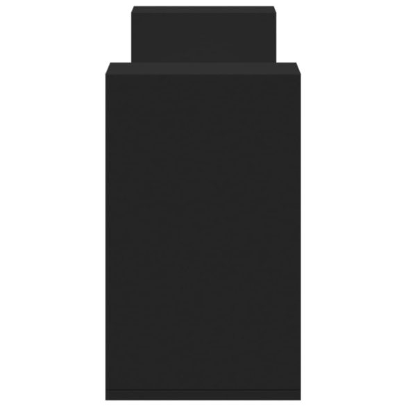 2 db fekete szerelt fa TV-szekrény 100 x 30 x 50 cm