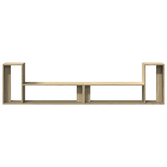 2 db sonoma tölgy színű szerelt fa TV-szekrény 100 x 30 x 50 cm