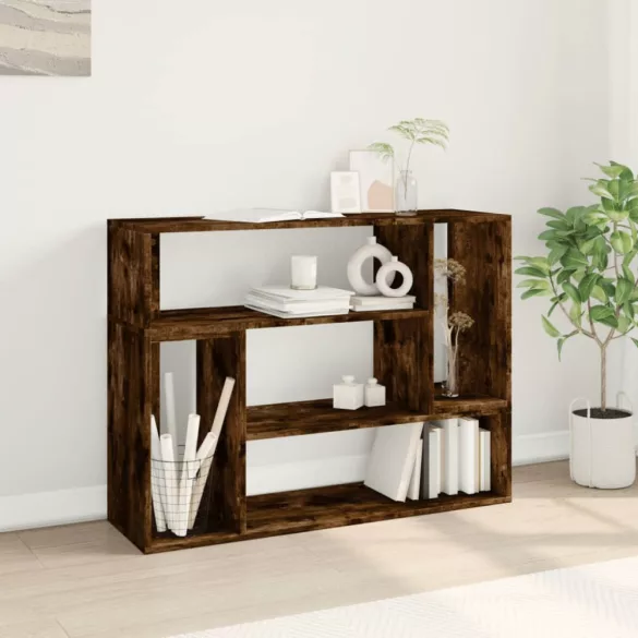 2 db füstös tölgy színű szerelt fa TV-szekrény 100 x 30 x 50 cm