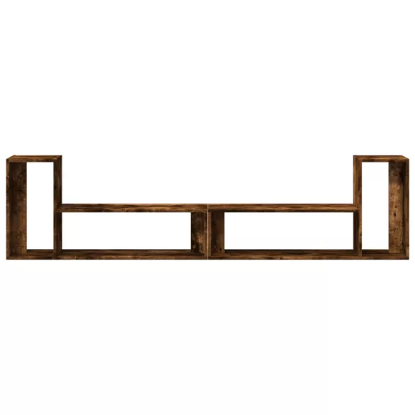 2 db füstös tölgy színű szerelt fa TV-szekrény 100 x 30 x 50 cm