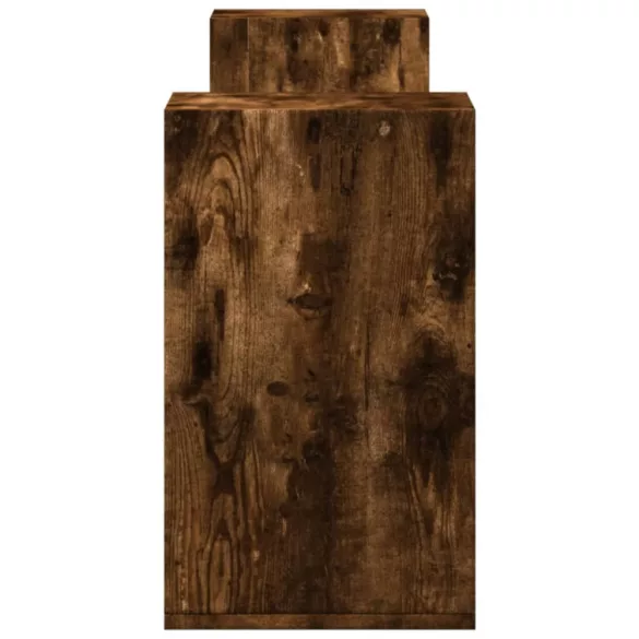 2 db füstös tölgy színű szerelt fa TV-szekrény 100 x 30 x 50 cm