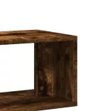 2 db füstös tölgy színű szerelt fa TV-szekrény 100 x 30 x 50 cm