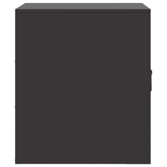 2 db fekete acél éjjeliszekrény 34,5 x 39 x 44 cm